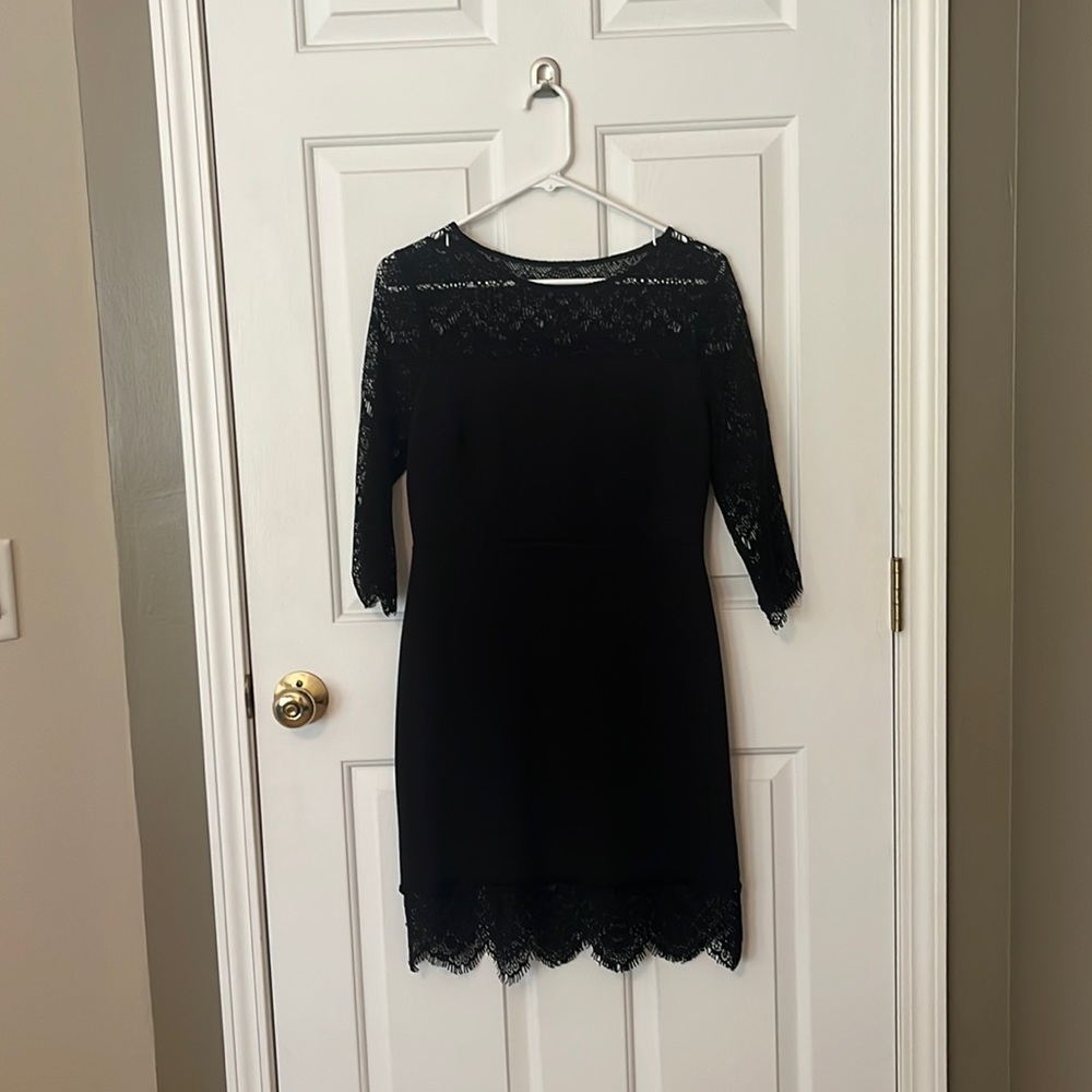 Bodycon LBD with Lace